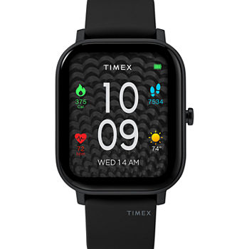 Timex Tech Metropolitan S Unisex Adult Black Smart Watch Tw5m43200iq