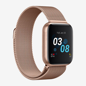 iTouch Air 3 for Women: Rose Gold Case with Rose Gold Mesh Strap Smartwatch (40mm) 500011R-0-51-C29