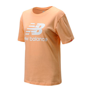 New Balance Big Girls Crew Neck Short Sleeve Graphic T-Shirt