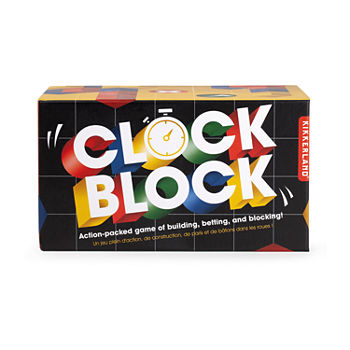 Kikkerland Clock Block Brain Game