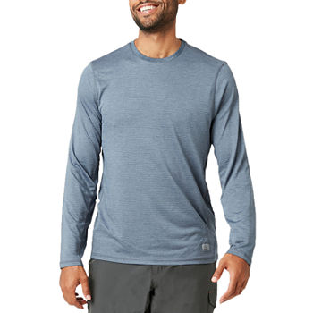 Free Country Mens Crew Neck Long Sleeve T-Shirt