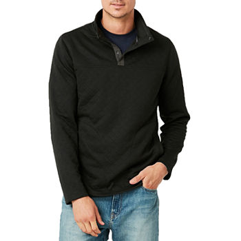 Free Country Mens Long Sleeve Mock Neck Top