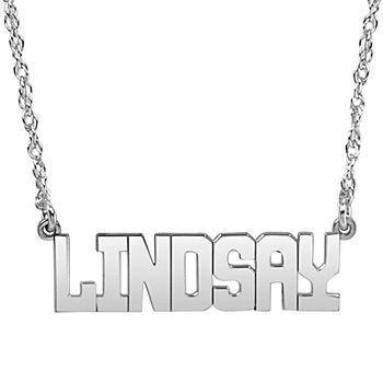 Personalized All Caps Name Necklace