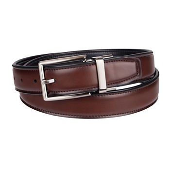 Dockers Mens Big and Tall Reversible Stretch Fabric Belt