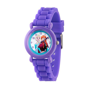 Disney Frozen Girls Purple Strap Watch Wds000004