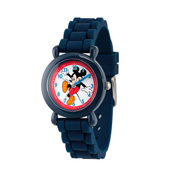 Disney Mickey Mouse Boys Blue Strap Watch Wds000012