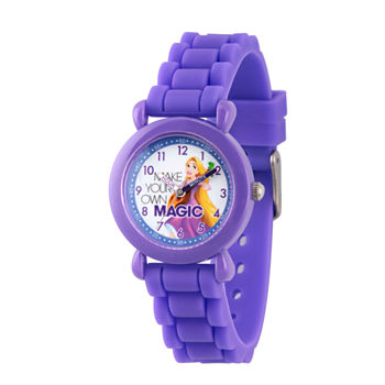 Disney Princess Girls Purple Strap Watch Wds000018