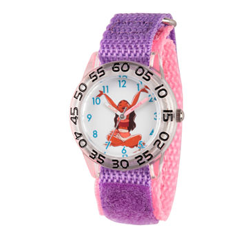 Disney Princess Moana Girls Purple Strap Watch Wds000041
