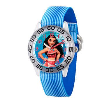 Disney Moana Girls Blue Strap Watch Wds000043