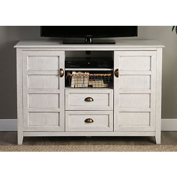 Angelo Home Wood 52" Rustic Chic TV Console