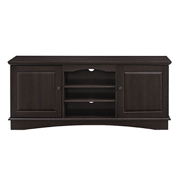 60" Wood TV Media Stand Storage Console