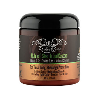 Rucker Roots Define & Stretch Curl Custard Hair Pomade-8 oz.
