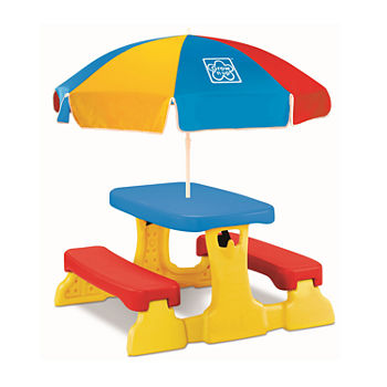 Qwikfold Picnic Table With Umbrella