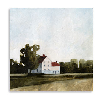 Quiet Farmhouse I Giclee Canvas Art