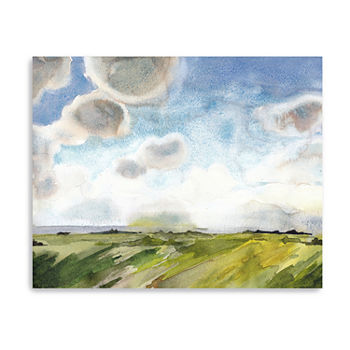 May Sky Studies Iii Giclee Canvas Art