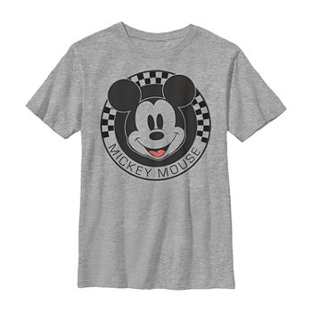Little & Big Boys Crew Neck Mickey and Friends Mickey Mouse Short Sleeve Graphic T-Shirt