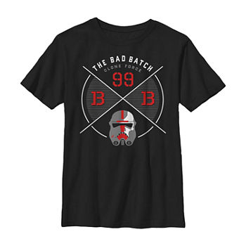 The Bad Batch Little & Big Boys Crew Neck Star Wars Short Sleeve Graphic T-Shirt