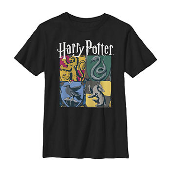 Little & Big Boys Crew Neck Harry Potter Short Sleeve Graphic T-Shirt