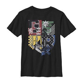 Little & Big Boys Crew Neck Harry Potter Short Sleeve Graphic T-Shirt
