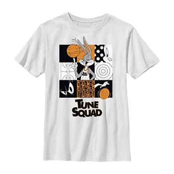 Little & Big Boys Crew Neck Looney Tunes Short Sleeve Graphic T-Shirt