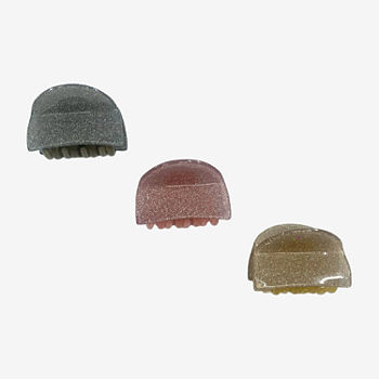 Mixit Small Glitter Jaw 3-pc. Hair Clip
