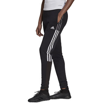 adidas Womens Mid Rise Tapered Sweatpant