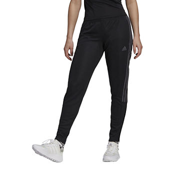 adidas Womens Mid Rise Tapered Sweatpant