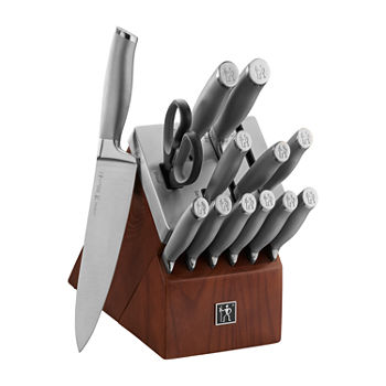 Henckels International Modernist 14-Pc. Self Sharpening Knife Block Set