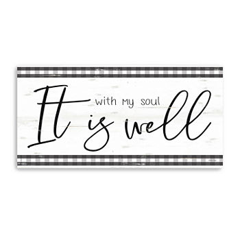 It Is Well With My Soul Giclee Canvas Art