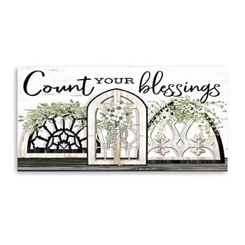 Count Your Blessings Giclee Canvas Art