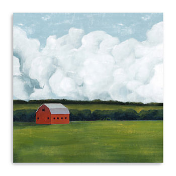 Lone Barn I Giclee Canvas Art