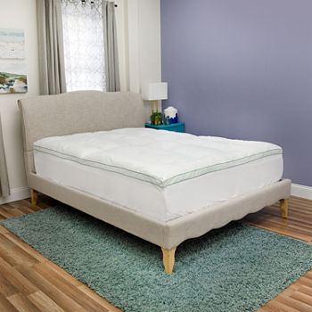 BioPEDIC Fresh and Clean 2.5-Inch Down Alternative Mattress Topper with Antimicrobial Ultra-Fresh Treated Fabric