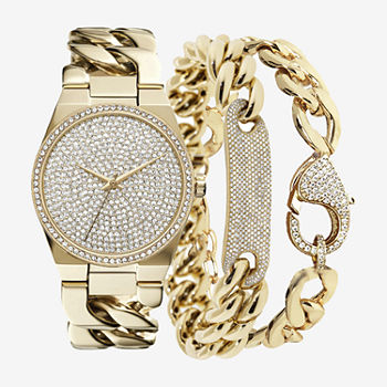 Kendall + Kylie Womens Gold Tone Bracelet Watch A0795g-42-A27