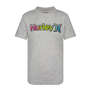 Hurley Big Boys Crew Neck Short Sleeve Graphic T-Shirt