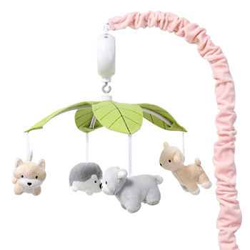The Peanutshell Pink Woodland Baby Mobile