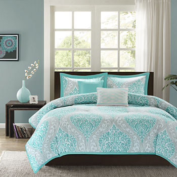 Intelligent Design Lilly Damask Comforter Set
