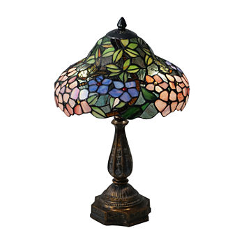 Dale Tiffany Grazia Glass Table Lamp