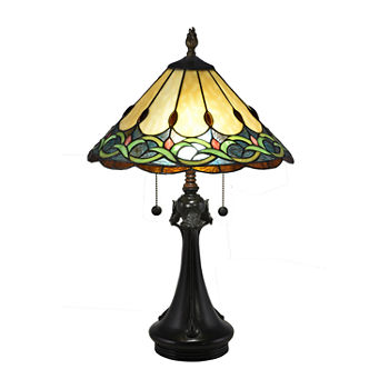 Dale Tiffany Neval Glass Table Lamp
