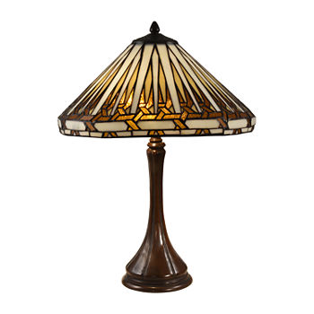 Dale Tiffany Palmdale Glass Table Lamp