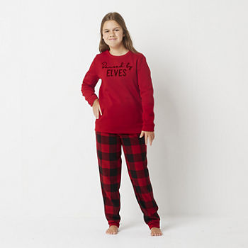 North Pole Trading Co. Little & Big Kids Unisex Adaptive Crew Neck Long Sleeve 2-pc. Pant Pajama Set