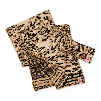 Juicy By Juicy Couture Cheetah Scarf And Headband 2-pc. Cold Weather Set