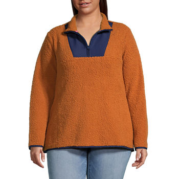 St Johns Bay Womens Sherpa Pullover
