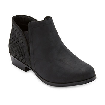 Thereabouts Little & Big  Girls Mesa Stacked Heel Booties
