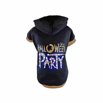 The Pet Life Pet Life LED Lighting Halloween Party Hooded Sweater Pet Costume