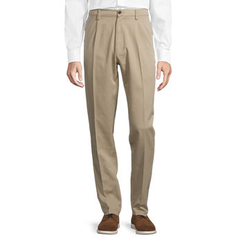 St. John's Bay Universal Wrinkle Free + Wicking Easy Care Mens Regular Fit Pleated Pant