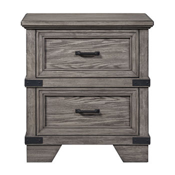 Central Park Bedroom Collection 2-Drawer Nightstand