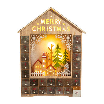 Kurt Adler Led Christmas  House Advent Calendar