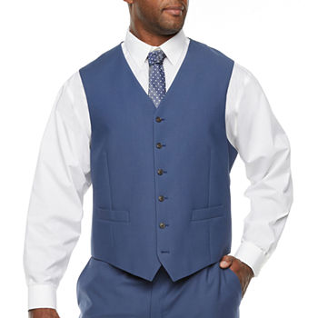 Stafford Signature Smart Wool Mens Stretch Classic Fit Suit Vest - Big and Tall