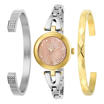 Invicta Angel Womens Two Tone Stainless Steel Bracelet Watch-29337
