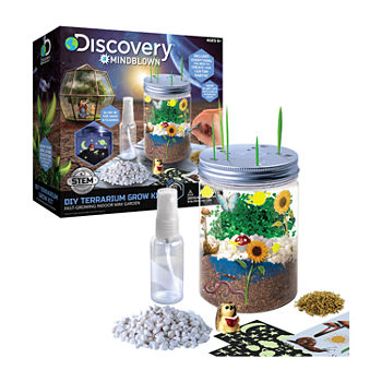 Discovery Mindblown Kids DIY Terrarium Grow Kit